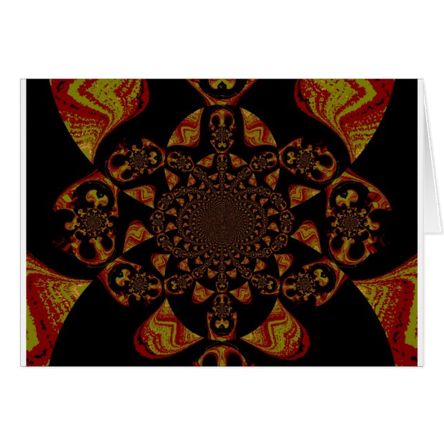 Skull Kaleidoscope Art Print (Voorkant Horizontaal)