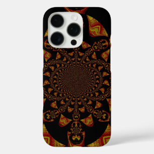 Skull Kaleidoscope Art Print iPhone 16 Pro Hoesje