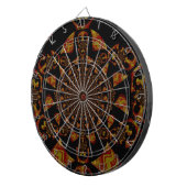 Skull Kaleidoscope Art Print Dartbord (Voorkant Rechts)
