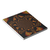 Skull Kaleidoscope Art Print Notitieblok (Schuin)