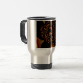 Skull Kaleidoscope Art Print Reisbeker (Voorkant links)