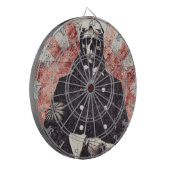 Skull kamikaze dartbord (Voorkant Links)