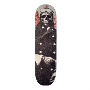 Skull kamikaze skateboard