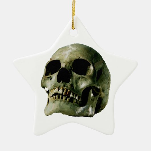 Skull Keramisch Ornament (Voorkant)