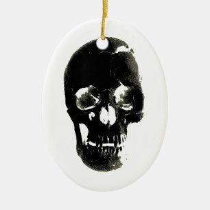 Skull Keramisch Ornament