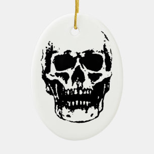 Skull Keramisch Ornament