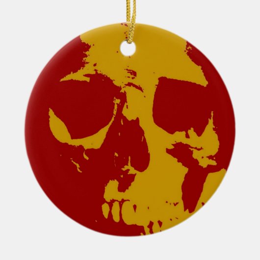 Skull Keramisch Ornament (Voorkant)