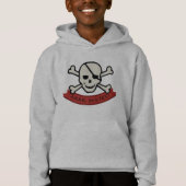 Skull - Kinderen Pullover Hoodie (Voorkant)