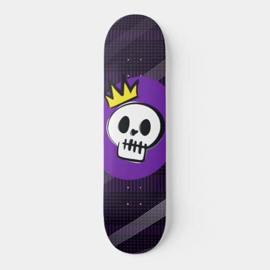 Skull King – Minimal Punk Skateboard (Recto)