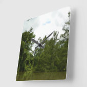 Skull-klok Vierkante Klok (Hoek)