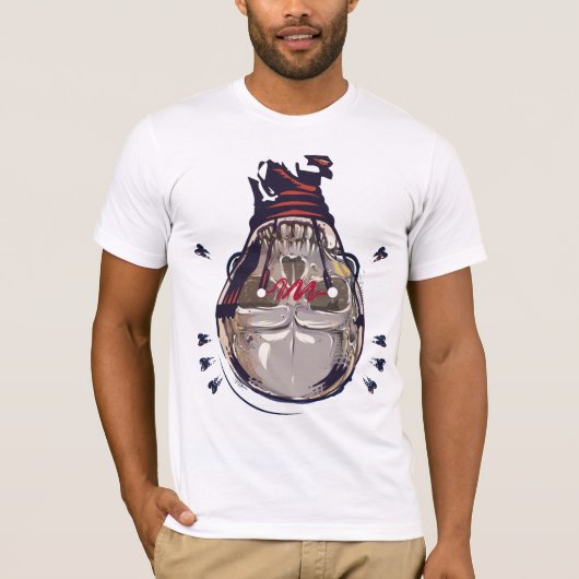 Skull light Bulb T-shirt (Voorkant)