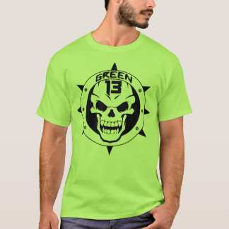 Skull Logo 2 Sided (groen) T-shirt