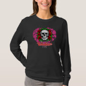 Skull Love - Basic T-shirt met lange mouwen (Voorkant)
