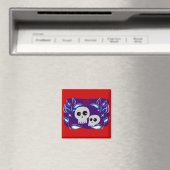 Skull Love Magneet (Insitu (Vaatwasser))