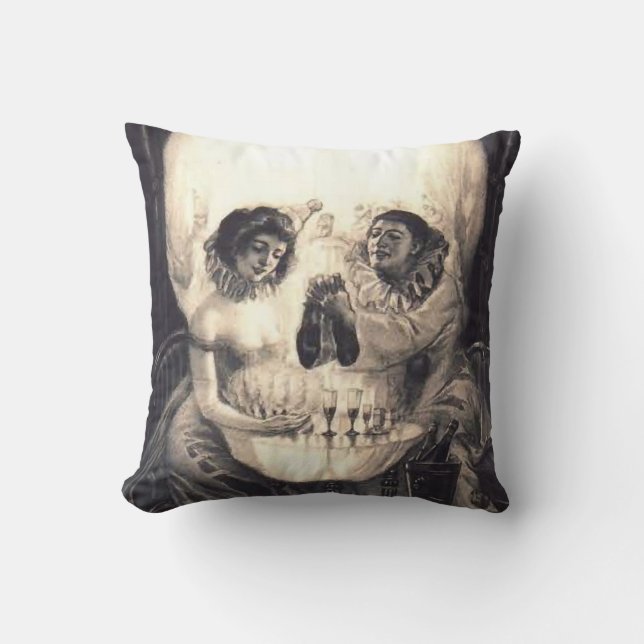 Skull Love, Optical Illusion 20-inch Sierkussen Sq (Voorkant)