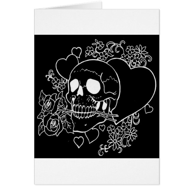 Skull Love - Skulls, Rozen and Hearts by Al Rio (Voorkant)