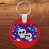 Skull Love Sleutelhanger (Voorkant)