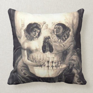 Skull Love, Victoriaans optische illusie Kussen