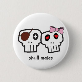 Skull Mates Ronde Button 5,7 Cm