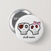 Skull Mates Ronde Button 5,7 Cm (Voorkant /achterkant)