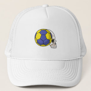 Skull met Handball Sports Trucker Pet