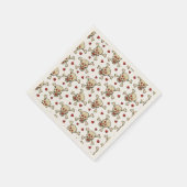 Skull met Hearts Pattern Servet (Hoek)