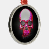 Skull Metalen Ornament (Rechts)