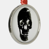 Skull Metalen Ornament (Rechts)