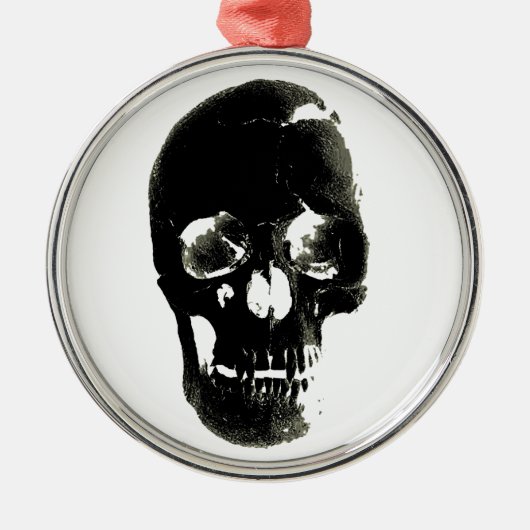Skull Metalen Ornament (Voorkant)