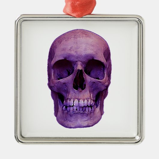 Skull Metalen Ornament (Voorkant)