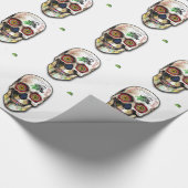 skull mexican cadeaupapier (Hoek)