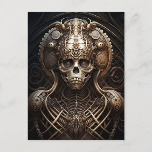 Skull Monster Skeleton Horror Briefkaart