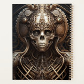 Skull Monster Skeleton Horror Planner (Achterkant)
