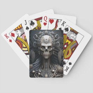 Skull Monster Skeleton Horror-speelkaarten Pokerkaarten
