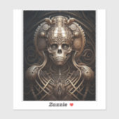 Skull Monster Skeleton Horror Sticker (Vel)