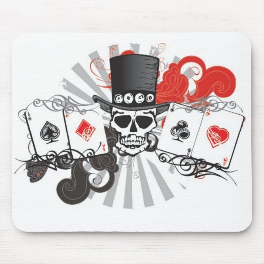 Skull mousepad muismat (Voorkant)