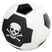 Skull n Bones Black football ball (3/4)