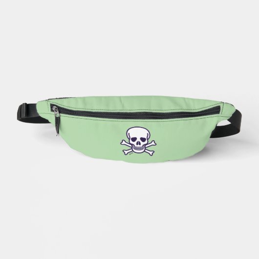 Skull n Bones green fanny pack (Recto)