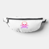 Skull n Bones neon white fanny pack (Poser)