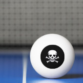 Skull n Botten Black 3 star ping pong ball (Net)