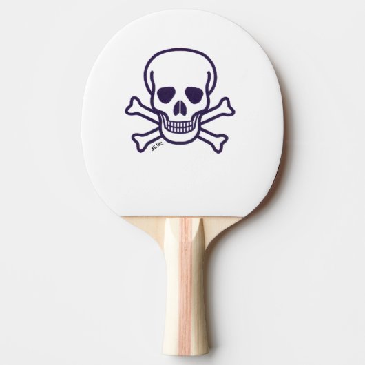 Skull n Botten ping pong paddle Tafeltennisbatje (Voorkant)