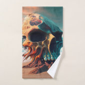 Skull on the beach (Serviette à main)