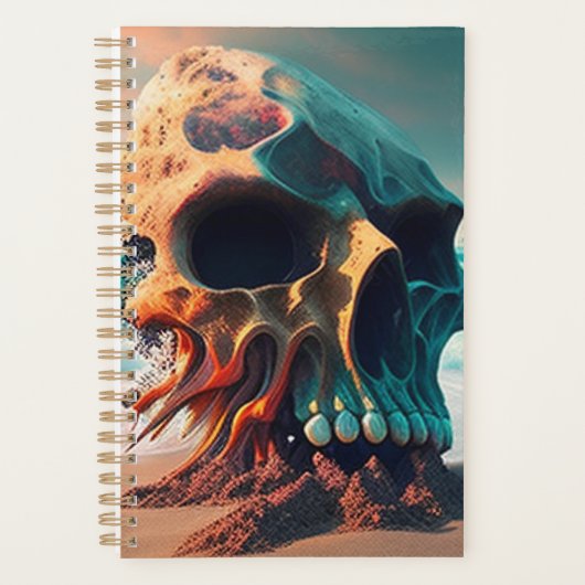 Skull on the beach (Devant)