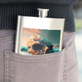 Skull on the Beach Flacon (Voorbeeld)