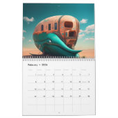 Skull on the beach kalender (Feb 2026)