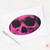 Skull Ovale Sticker (Envelop)