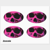 Skull Ovale Sticker (Vel)
