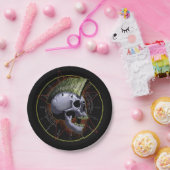 Skull Papieren Bordje (Feest)