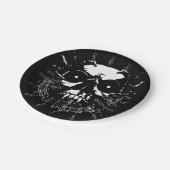 Skull Papieren Bordje (Gekanteld)