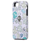 Skull Pattern Case-Mate iPhone Case (Achterkant Links)